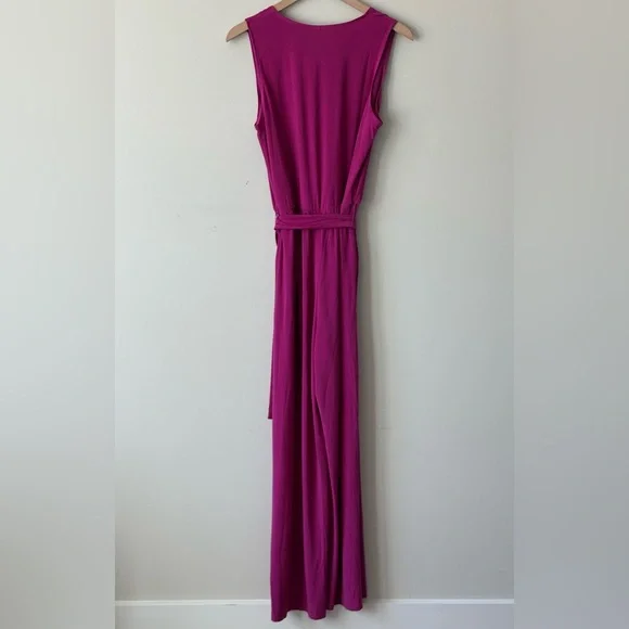 NY Collection Petite Sleeveless Belted Jumpsuit NWT - Picture 4 of 10